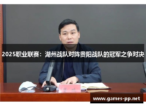 2025职业联赛：湖州战队对阵贵阳战队的冠军之争对决